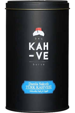 Bey Kahve Damla Sakızlı Türk Kahvesi Teneke 250 G Bey Kahve Damla Sakızlı Türk Kahvesi Teneke 250 G