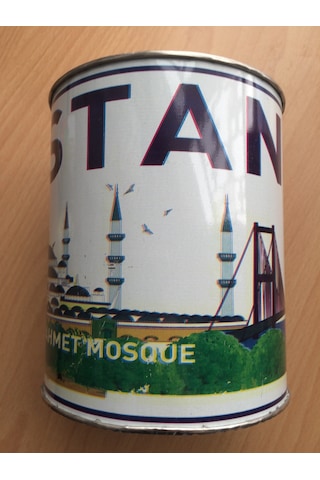Orta Boy Teneke Para Kumbarası