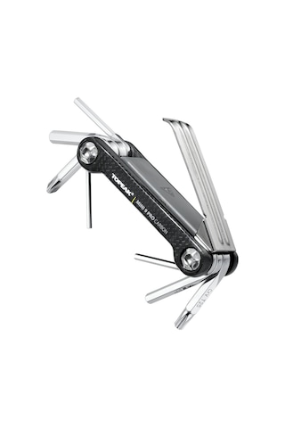 Topeak Mini 9 Pro Carbon Bisiklet Alyan Anahtar Seti Çantalı TT25 Siyah - Yeşil