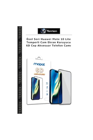 Özel Seri Huawei Mate 10 Lite Temperli Cam Ekran Koruyucu 6d Cep Aksesuar Telefon Camı