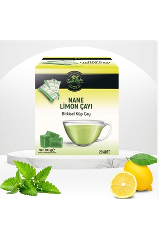 Sargılı Nane Limon Çayı 100Gr (20 adet) Doğal Bitkisel Glutensiz