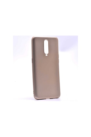 Oppo Rx17 Pro Kılıf Zore Premier Silikon Kapak Gold