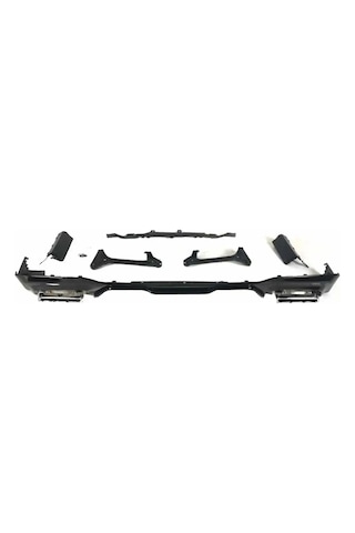 Bmw F44 2.35 Dizayn Arka Difüzör + Egzoz Uçları Pianoblack-ithal