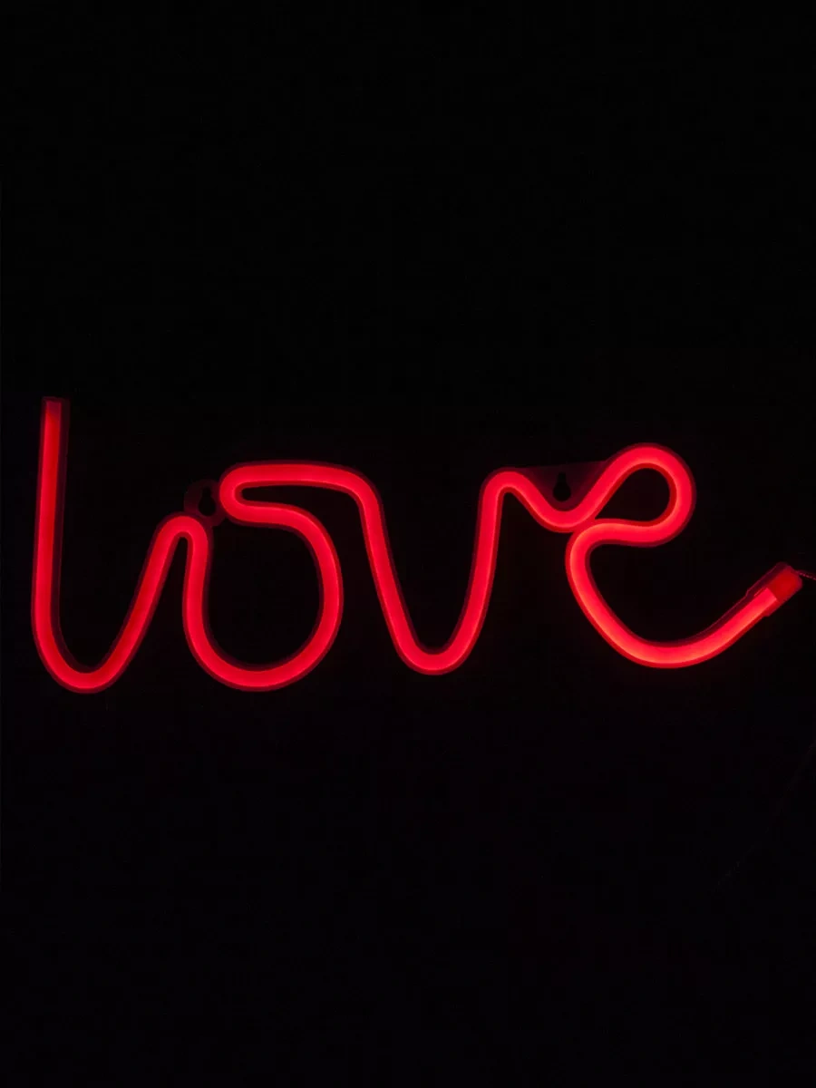 Riota Love Neon Işık Yazısı, Kırmızı Işık. 175487397 Kırmızı