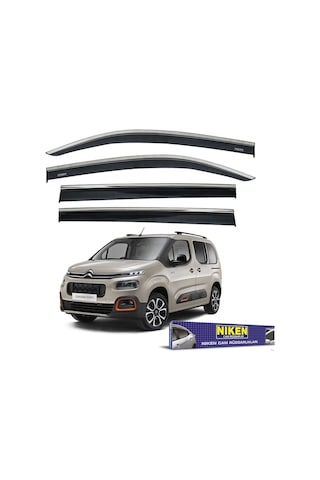 Niken Fiat Doblo Cam Rüzgarlığı Kromlu 2023+ Niken 047 Ct25 02 011