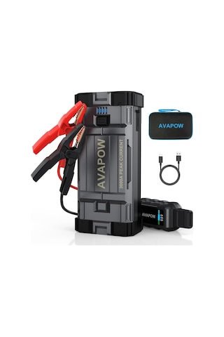 Avapow A28 3000a 23800mah Jump Starter Taşınabilir Akü Takviye Kiti