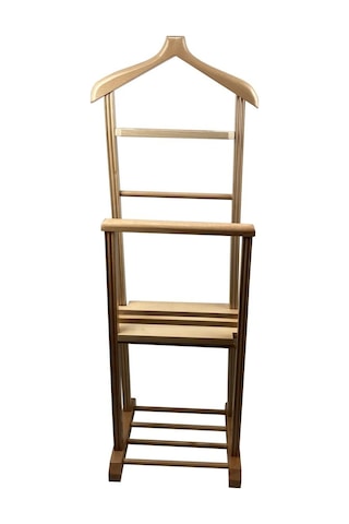 Melada Mobilya Gürgen İkili Dilsiz Uşak Ham Cilalı Sehpalı Ceviz