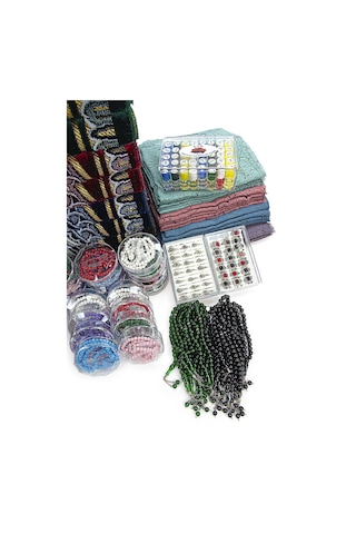 Sümbül Efendi 20 Kişilik Hac Ve Umre Kadife Seccade Set