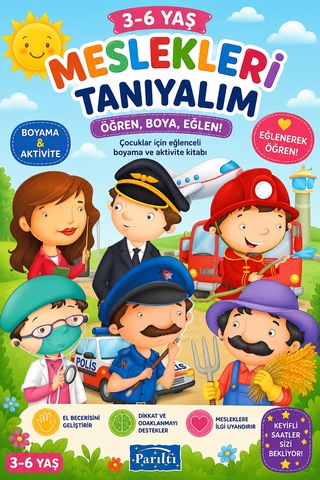 3-6 Yaşa Uygun Meslekleri Tanıyalım Seti - 6 Kitap