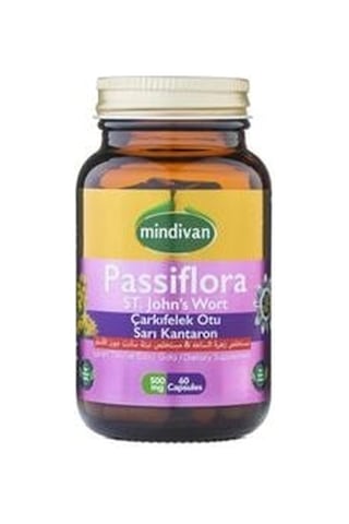 Mindivan Passiflora Çarkıfelek Otu&Kantaron Ekstreli