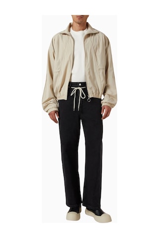 About Blank Vitra Nylon Jacket Cropped Boxy Erkek Spor Ceket Gri