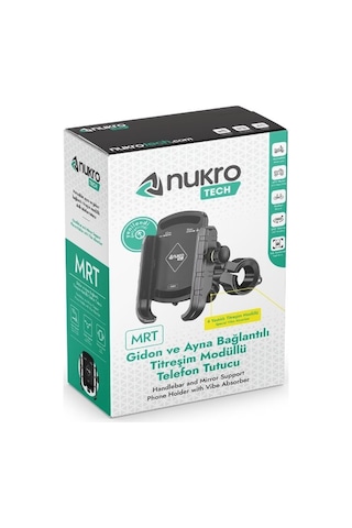 Nukrotech MRT 4 Yastıklı Titreşim Modüllü Telefon Tutucu