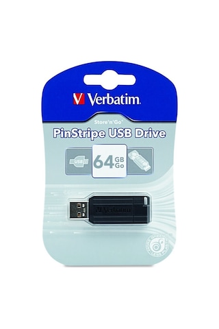 Verbatim Pinstripe 49065 64 GB Usb 2.0 Flash Bellek