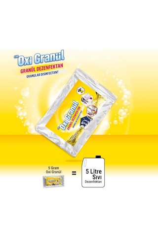 C&b Oxi Granül Dezenfektan Biyosidal Ruhsatlı 5 Gr Toz Ambalaj 5