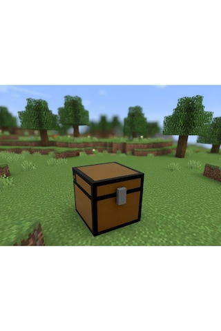 Minecraft Sandık Dekoratif Kutu - Masaüstü Saklama Ve Düzenleyici Kutu