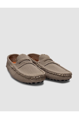 Cabani Triko Vizon Erkek Loafer-vizon Vizon