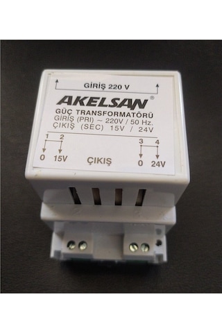 15 24 Volt 15 Watt Zil Trafosu Ak-311