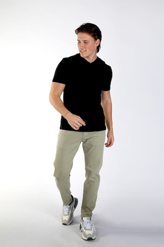 Lee Cooper Jonat Erkek V Yaka T-Shirt Siyah-17174-Siyah