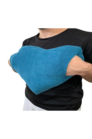 Ozclife Premium Cepli Kalp Yastığı - Mavi