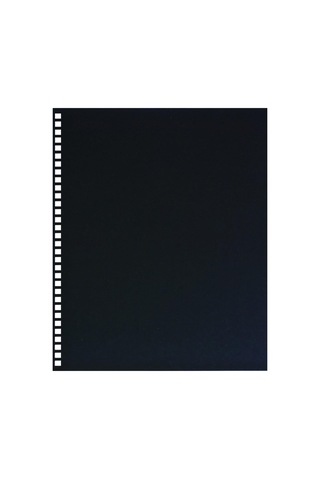 Proclick Sunum Arka Kapak, Ön Delikli, Siyah, 8,5 X 11 İnç, Paket Başına 25 Adet 2514478
