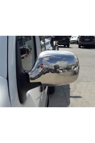 Markadan Renault Kangoo Krom Ayna Kapağı 2002-2007 2 Parça Abs Kr