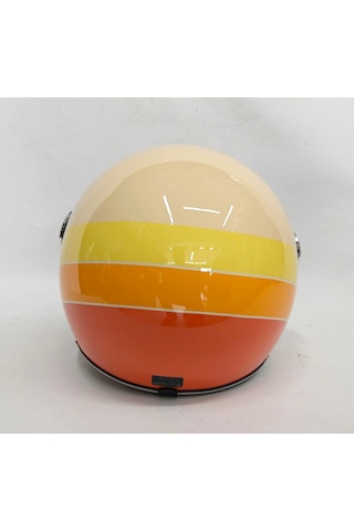Nero Tk-06 Şefaf Vizörlü Yarım Açık Kask Parlak T3
