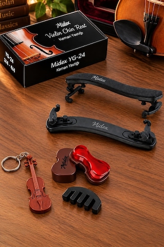 Midex Yg-24 Çocuk Kemanı Yastığı 1/4 Ve 1/2 Uyumlu Reçine