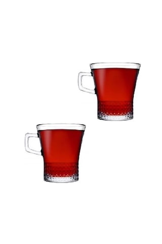 Paşabahçe Kuvars 2 Li Kulplu Çay Bardağı 55703