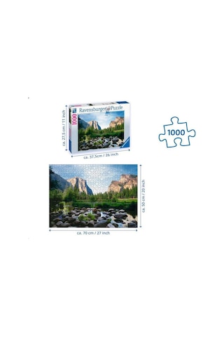 820672 Ravensburger. Yosemite Vadisi - 1000 Parça Puzzle.