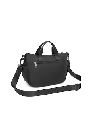 Smart Bags Ekstra Hafif Kumaş Kadın Postacı Çantası-2022-3136 Siyah