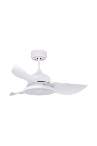 Alsanfan Melodi Beyaz Bluetooth Hoparlör RGB LED Aydınlatmalı Tavan Vantilatörü 91CM
