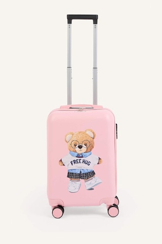 Defacto Unisex Sert Kapaklı Çekçekli Küçük Valiz H2440axnspn653 Pembe-pn653