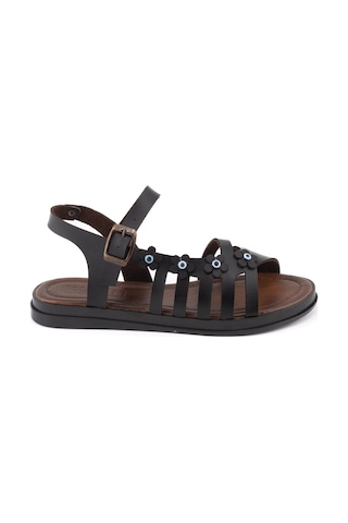 Kuum 176-05 Kadın Sandalet Kum-y6-17605001 Siyah
