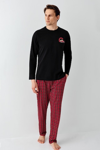 Arnetta Erkek Siyah Pijama Takımı 5274-48536 Siyah