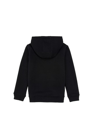 U.S. Polo Assn. Kız Çocuk Siyah Kapüşonlu Şardonlu Basic Sweatshirt 50314311-VR046