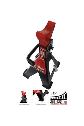 Ayrex D12010003 3 Ton Araç Altı Sehpa Kriko Standı 1 Çift