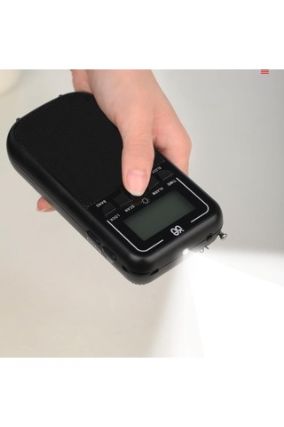 Radio Small Fm/am Digital Display Portable Emergency Lighting Stili2