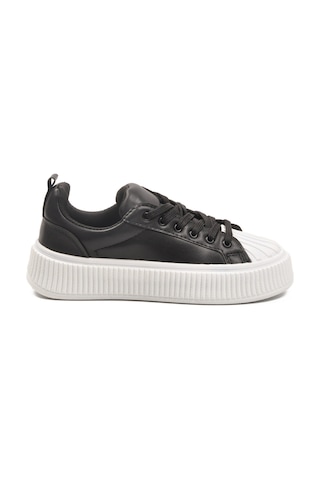 Siyah Beyaz Bağcıklı Unisex Spor Ayakkabı Grov 410 G Siyah - Beyaz