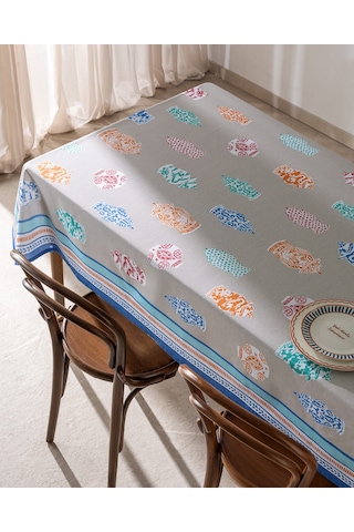 Madame Coco Rosanel Masa Örtüsü - Bej - 150x250 Cm 8684427278055 Ekru