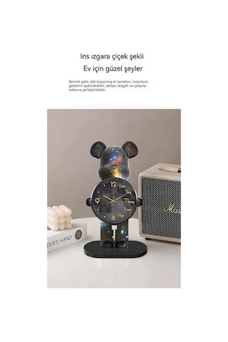 Trendooze Ve Ürünü Süsleri Şık Sessiz Saati Saat Masa Dekor Basit, - Ko