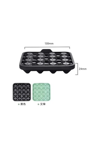 Ulzyvf Createtech Siyah Silikon Kutusu Elmas Buz Bölmesi Ambition 2-16 Adet - Dayanıklı Saklama Çözümü Siyah Siyah