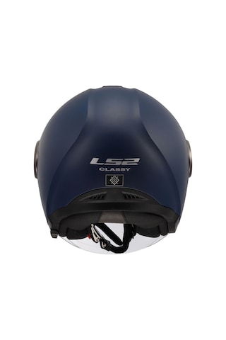 Ls2 Classy Güneş Vizörlü Kask Mat Navy Mavi
