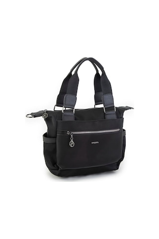 Nas Bag Kadın El Çantası - Siyah Buzzy Çok Renkli