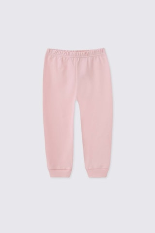 Panço Liberty Kumaş Yenidoğan Patikli Pembe Pantolon