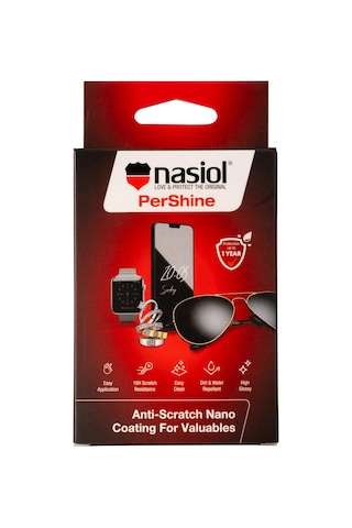 Nasiol Pershine Elektronik Kişisel Eşya Saat Gözlük Tablet Su İtici Nano Kaplama 1 Yıl Dayanım 10 ML