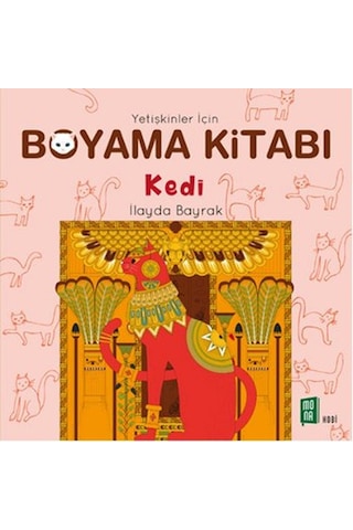 Yetişkinler İçin Boyama Kitabı Kedi - İlayda Bayrak - Mona