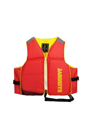 Neevoyu Kırmızı Çocuk Su Sporları Yeleği - 400d Oxford Kumaş, Kaydırıcı Köpük, 15-40 Kg Uyumlu, Güvenli Yaşam Yeleği