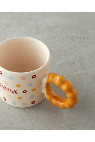 English Home Positive Seramik Kupa 260 Ml Renkli Çok Renkli