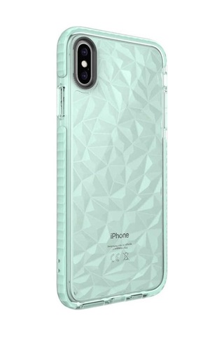 Apple Uyumlu iPhone Xs 5.8 Kılıf Zore Buzz Kapak Yeşil