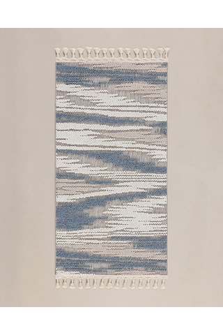 Madame Coco Grania Saçaklı Halı - Gri - 80x150 Cm 8684427028681 Gri
